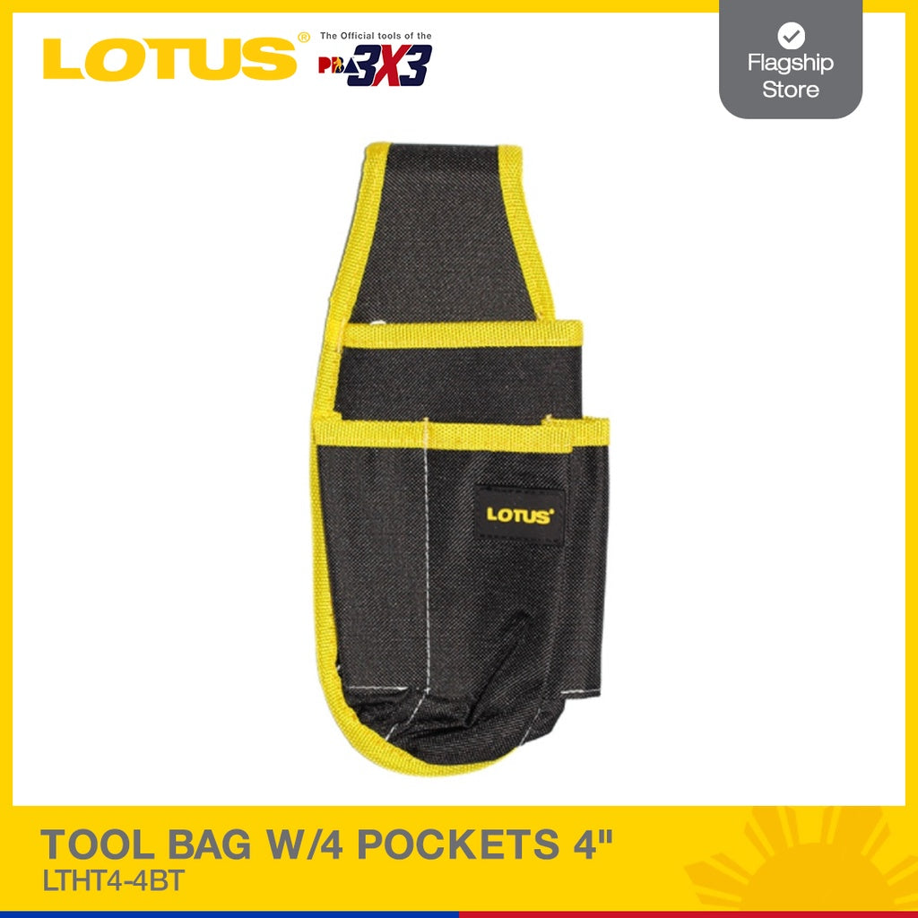 Lotus Tool Bag W/4 Pockets 4" Ltht44Bt Lotus Tools Philippines