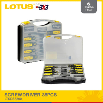 LOTUS SCREWDRIVER 38PC #7008 | LTSDS3800