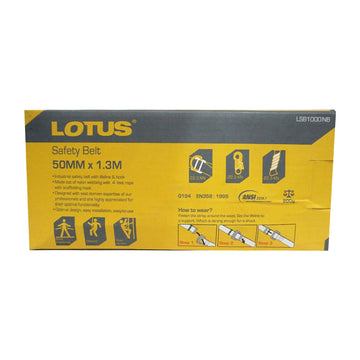 LOTUS SAFETY BELT 50MMX1.2M (SMALL) LSB1000NB