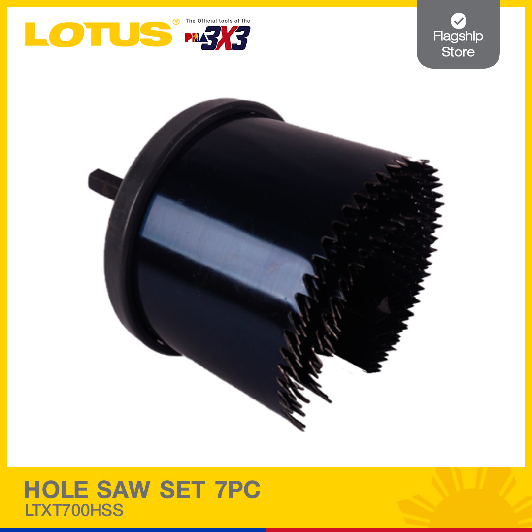 LOTUS HOLE SAW SET 7PC #HS750E | LTXT700HSS – Lotus Tools Philippines