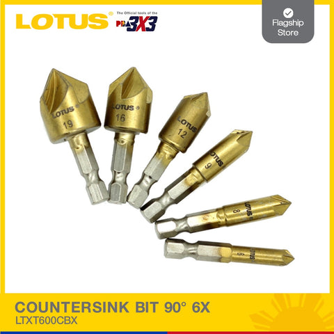 Lotus Countersink Bit 90° 6X LTXT600CBX