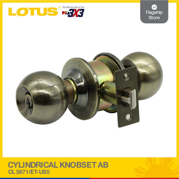 LOTUS CYLINDRICAL KNOBSET AB CL 5871/ET-US5