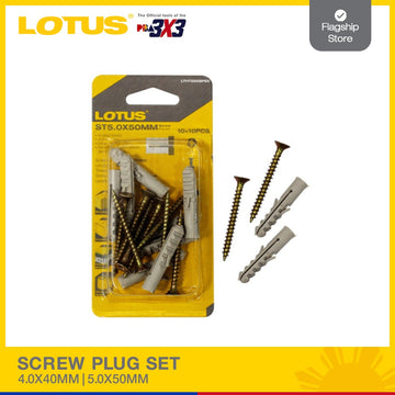 LOTUS SCREW PLUG SET ST5.0X50MM LTHT550SPSX