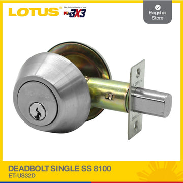 LOTUS DEADBOLT SINGLE SS 8100/ET-US32D