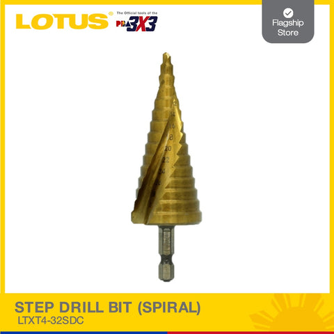 Lotus Step Drill Bit (SPIRAL) LTXT4-32SDC