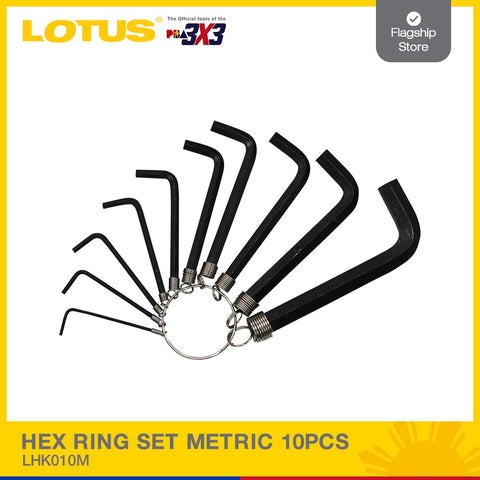 LOTUS HEX RING SET METRIC 8PC LHK008M