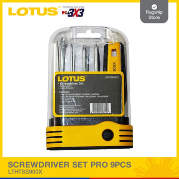 LOTUS SCREWDRIVER SET PRO 9PC LTHTSS900X