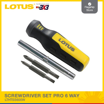 Lotus Screwdriver Set Pro 6 Way LTHTSS600W