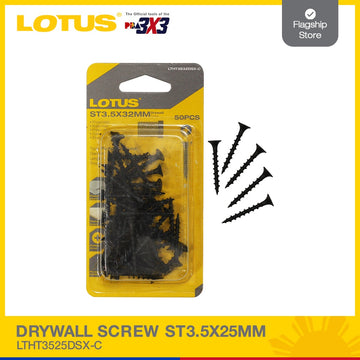 LOTUS DRYWALL SCREW ST 3.5X25MM LTHT3525DSX-C