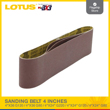 LOTUS SANDING BELT 4"X36 G80 LTXT80SBX-36