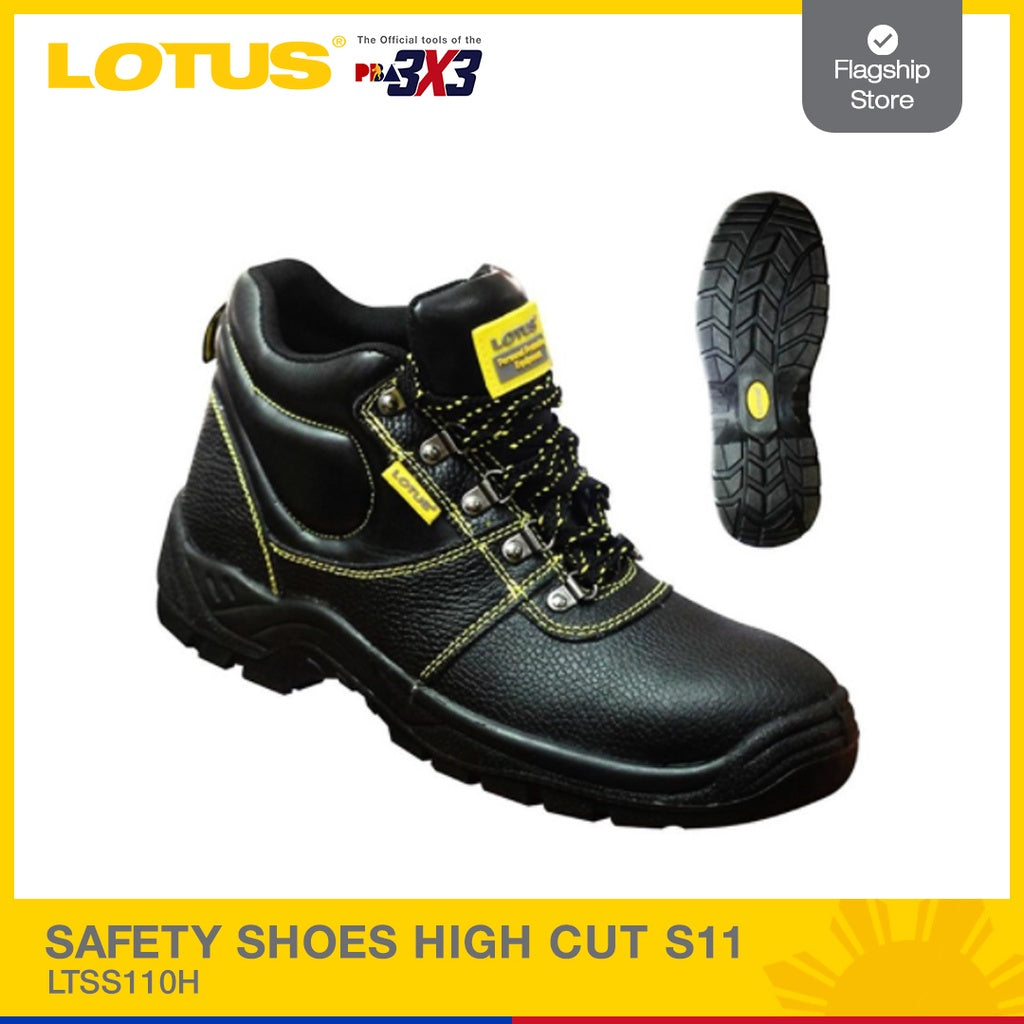 LOTUS SAFETY SHOES HIGH CUT S11 LTSS110H – Lotus Tools Philippines