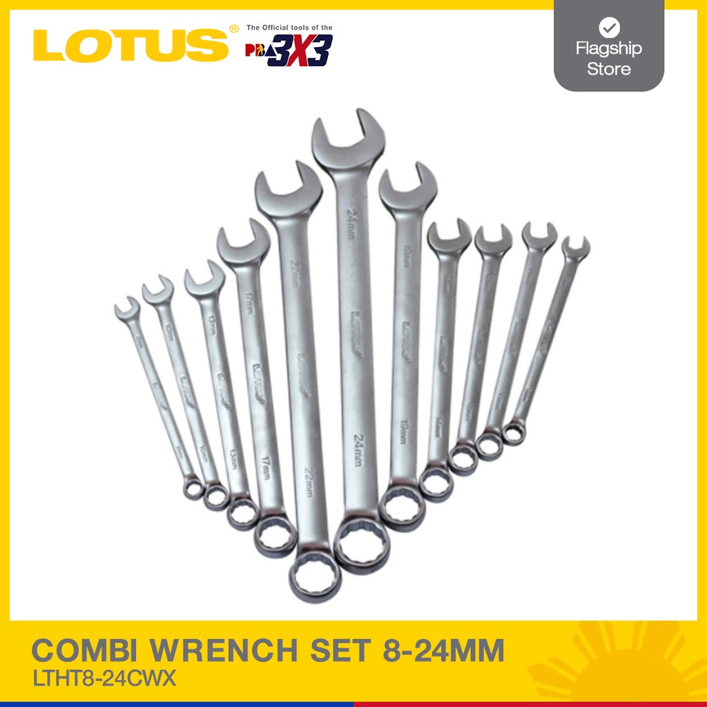 LOTUS COMBI WRENCH SET 824SS LTHT824CWX Lotus Tools Philippines