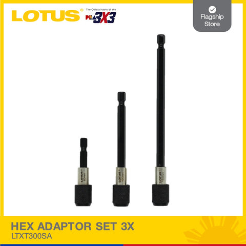 Lotus Hex Adaptor Set 3X LTXT300SA