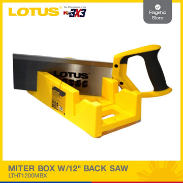 LOTUS MITER BOX W/12" BACK SAW LTHT1200MBX