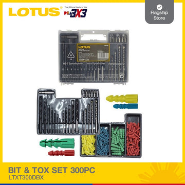 LOTUS BIT & TOX SET 300PC LDB300