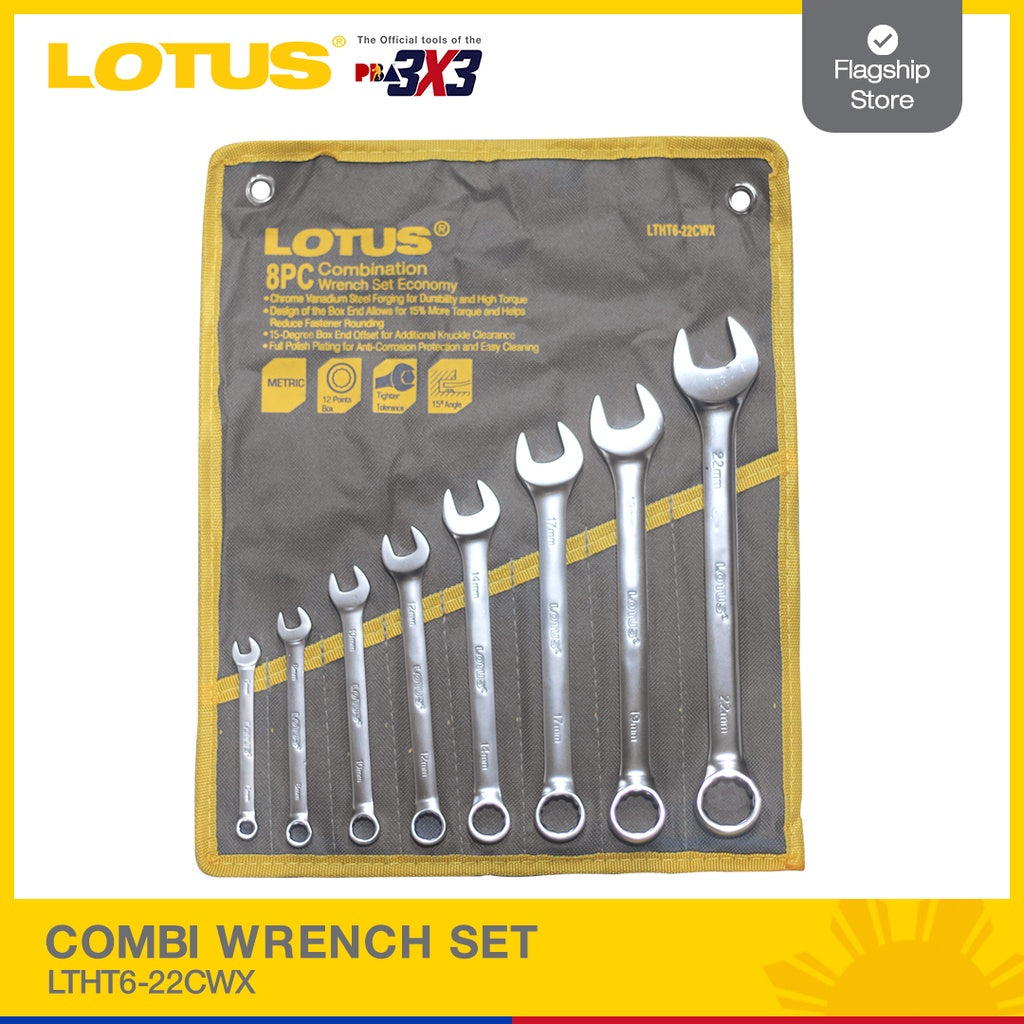 LOTUS COMBI WRENCH SET 819SS8 LTHT622CWX Lotus Tools Philippines
