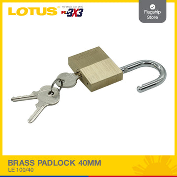 LOTUS BRASS PADLOCK 40MM LE 100/40