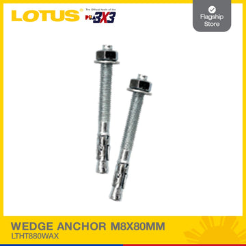 LOTUS WEDGE ANCHOR M8X80MM LTHT880WAX