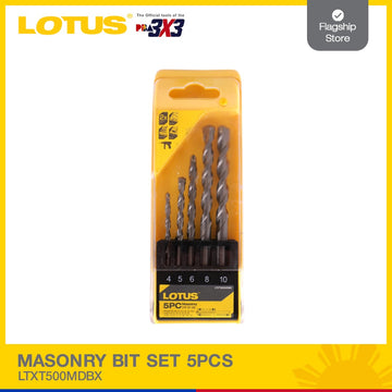 LOTUS MASONRY BIT SET 5PC LTXT500MDBX