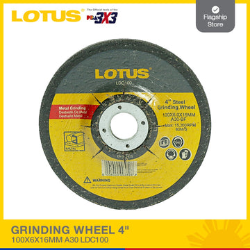 Lotus Grinding Wheel 4"/100x6x16mm A30 LDC100