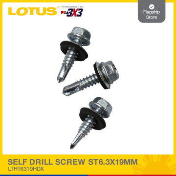 LOTUS SELF DRILL SCREW ST6.3X19MM LTHT6319HDX