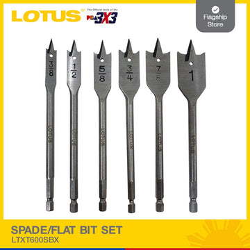 LOTUS SPADE/FLAT BIT SET #FWS602 | LTXT600SBX