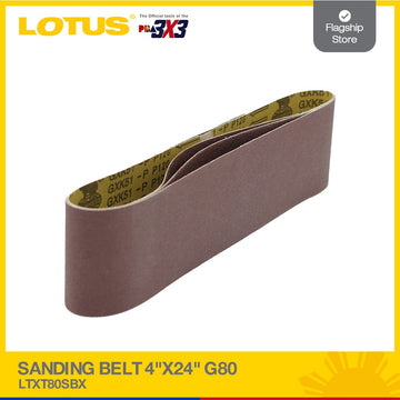 LOTUS SANDING BELT 4"X24" G80 LTXT80SBX