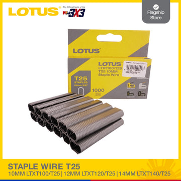 LOTUS STAPLE WIRE T25 10MM LTXT100/T25