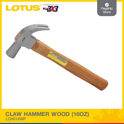 LOTUS CLAW HAMMER WOOD (16OZ) LCH016WP