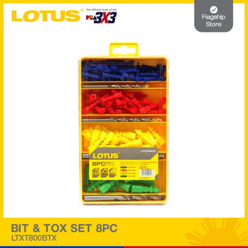 LOTUS BIT & TOX SET 8PC LTXT800BTX