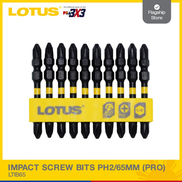 LOTUS IMPACT SCREW BITS PH2/65MM (PRO) LTIB65