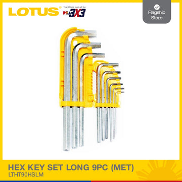 LOTUS HEX KEY SET LONG 9PC (MET) LTHT90HSLM