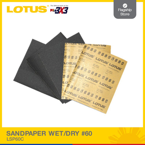 Lotus Sandpaper Wet/Dry #60 LSP60C