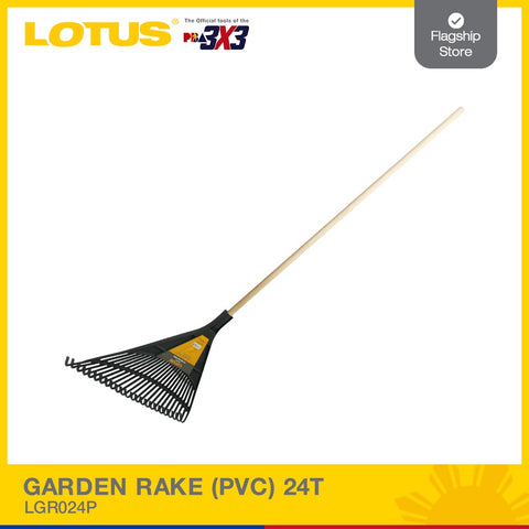 LOTUS GARDEN RAKE (PVC) 24T LGR024P