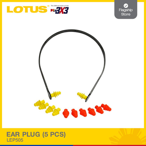 LOTUS EAR PLUG 5PC LEP505