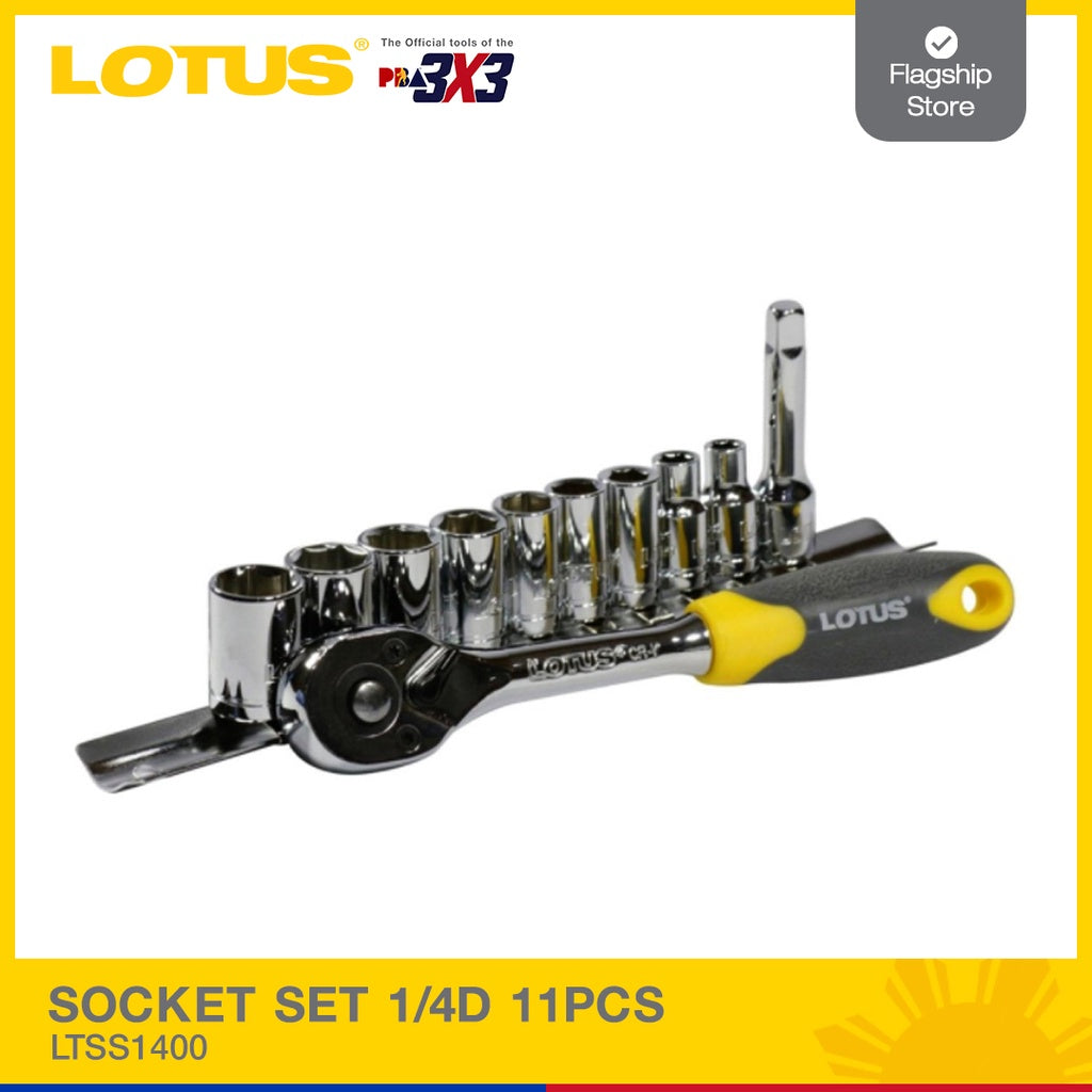 Lotes Socket LOTUS SOCKET SET 3/8D 11PC LTSS3800 – Lotus Tools Philippines