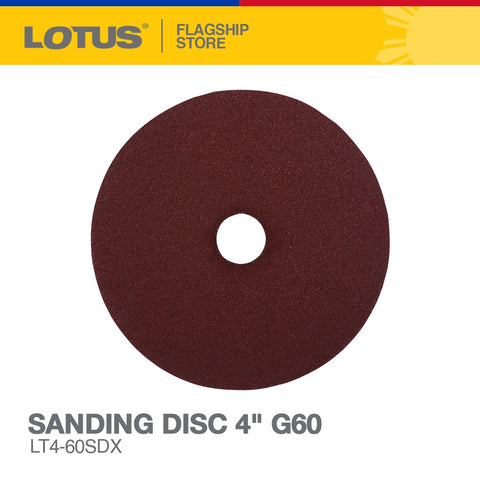 LOTUS SANDING DISC 4" G60 LT4-60SDX