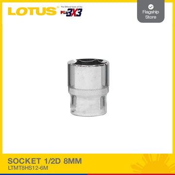 LOTUS SOCKET 1/2D 8MM #SO08 | LTMT8HS12-6M