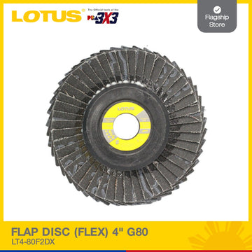 LOTUS FLAP DISC (FLEX) 4" G80 LT4-80F2DX