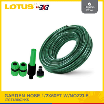 LOTUS GARDEN HOSE1/2X50 W/NOZZLE LTGT1250GHXS