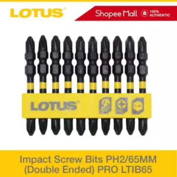 LOTUS IMPACT SCREW BITS PH2/65MM (PRO) LTIB65