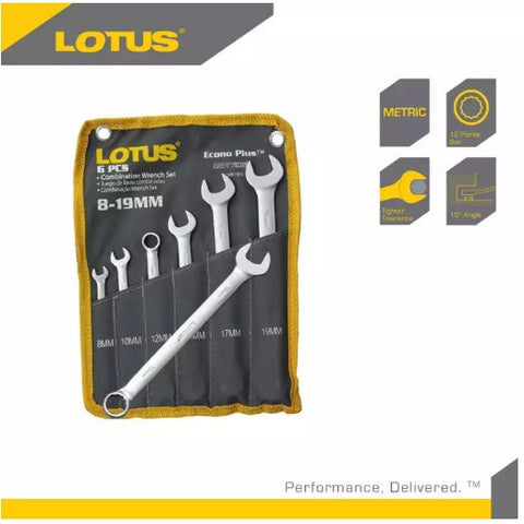Lotus Combination Wrench Set 8-19MM LCW819SS-8/LTHT8-19CWX