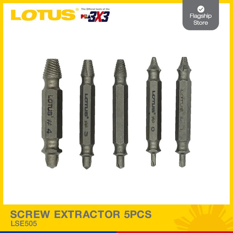 LOTUS SCREW EXTRACTOR 5PC LSE505