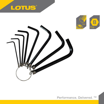 LOTUS HEX RING SET METRIC 8PC LHK008M