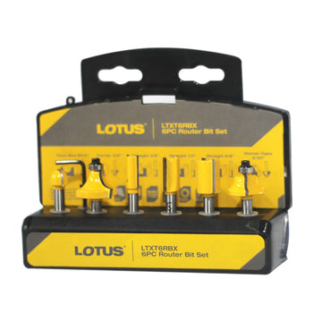 LOTUS Router Bit Set 6PCS LTXT6RBX