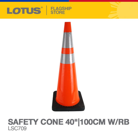 LOTUS SAFETY CONE 20"|50CM W/RB LSC705