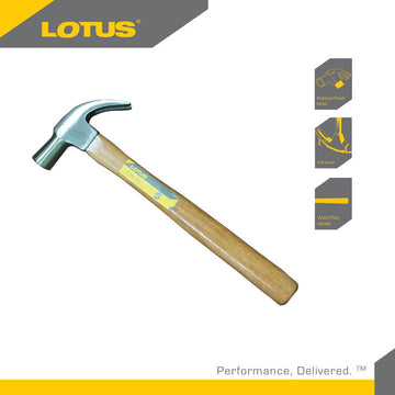 LOTUS CLAW HAMMER WOOD (8OZ) LCH008W