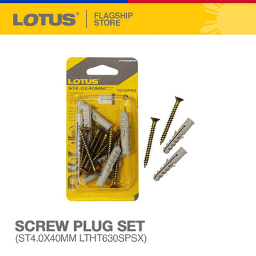 LOTUS SCREW PLUG SET ST4.0X40MM LTHT630SPSX