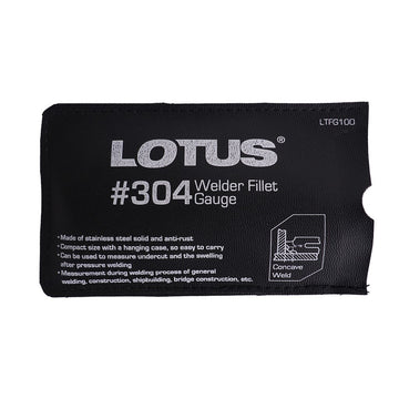 LOTUS WELDER FILLET GAUGE #304 LTFG100