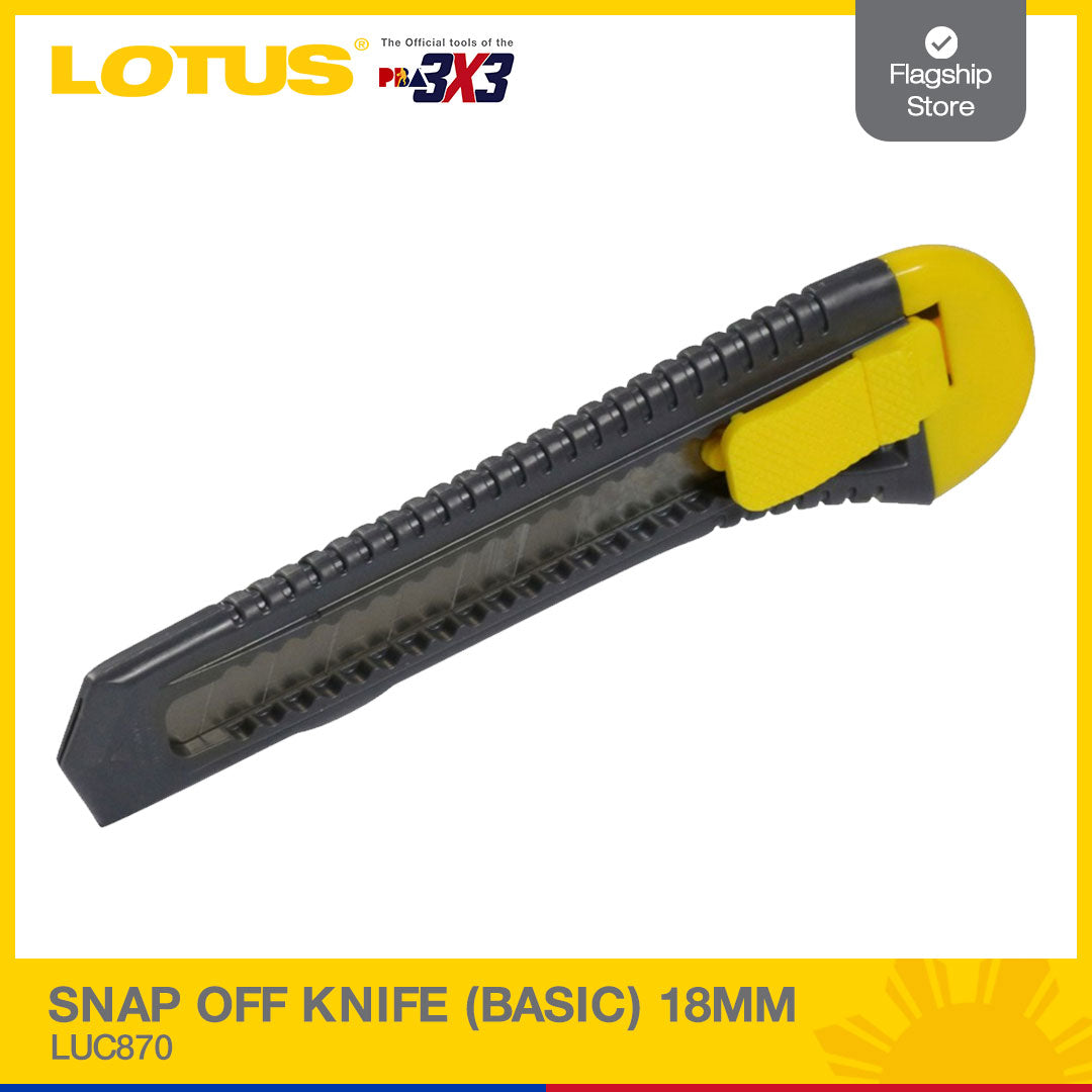 LOTUS SNAP OFF KNIFE (BASIC) 18MM LUC870